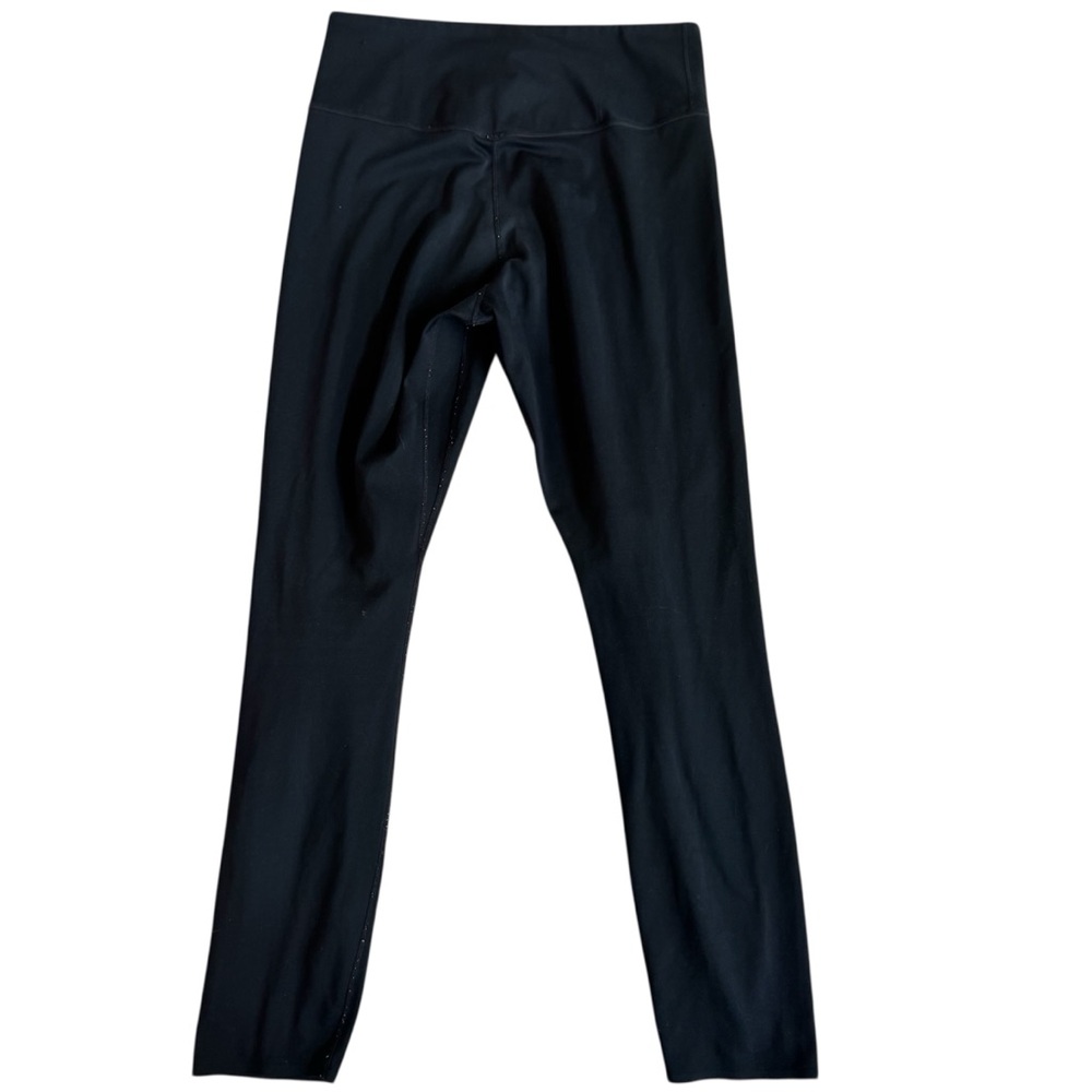 Nike Women’s One Luxe Mid Rise 7/8 Leggings Size M Black - Picture 2 of 4